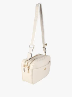 You Young Coveri Borsa a tracolla da donna in ecopelle con doppio scomparto - beige