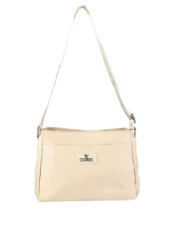 You Young Coveri Borsa a tracolla da donna in nylon - beige