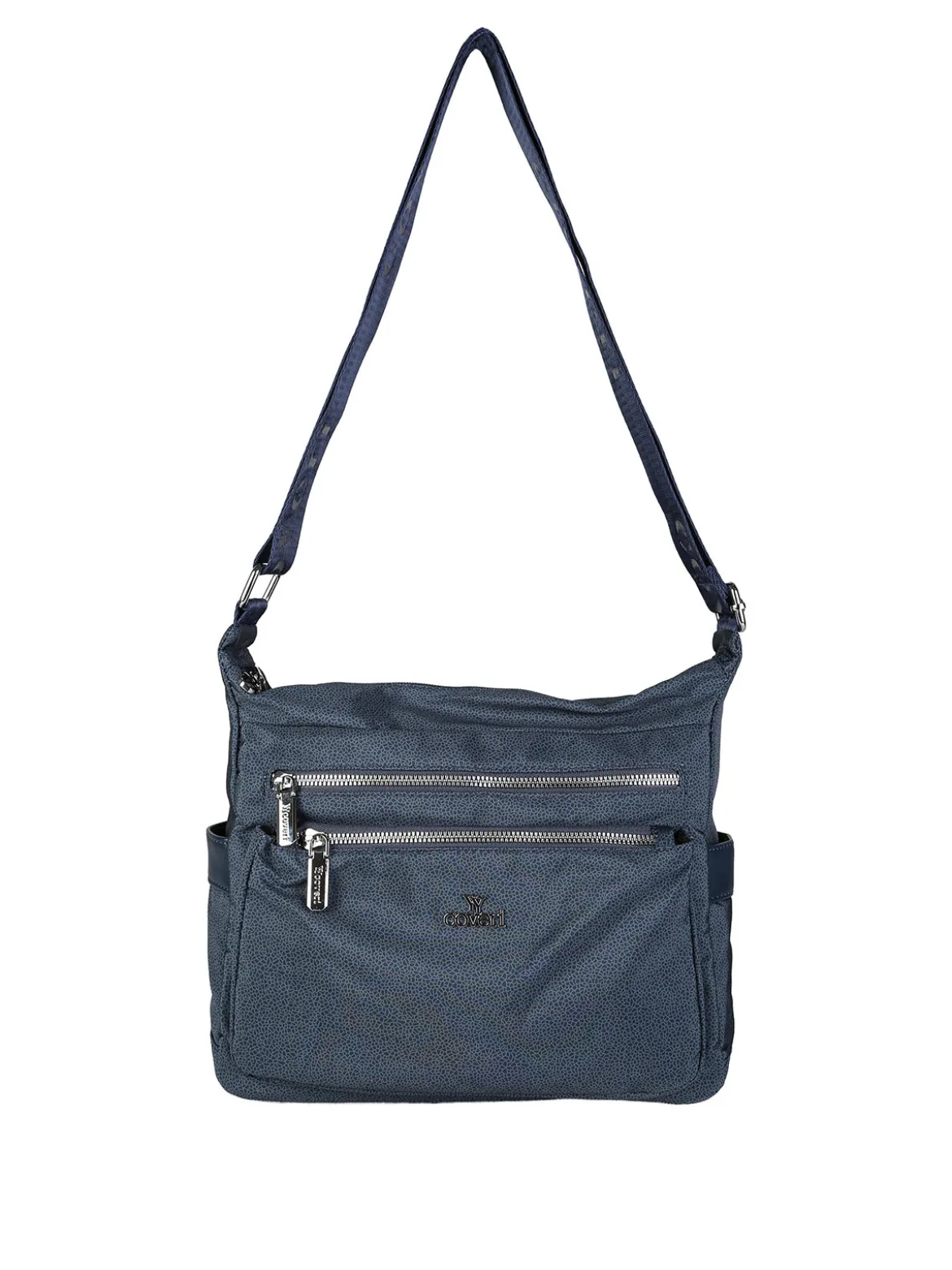 You Young Coveri Borsa a tracolla da donna in nylon - blu scuro