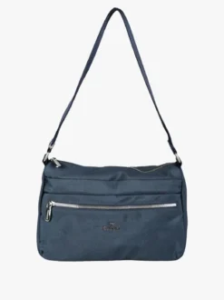 You Young Coveri Borsa a tracolla da donna in nylon - blu scuro