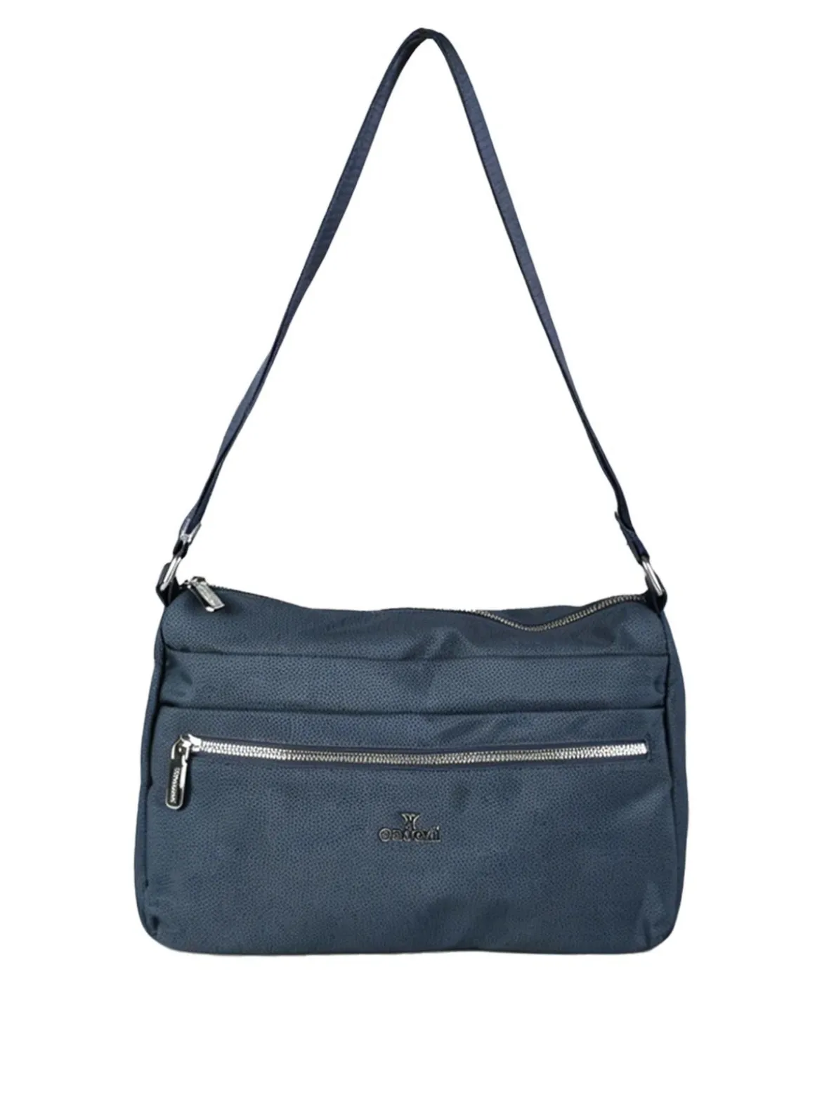 You Young Coveri Borsa a tracolla da donna in nylon - blu scuro