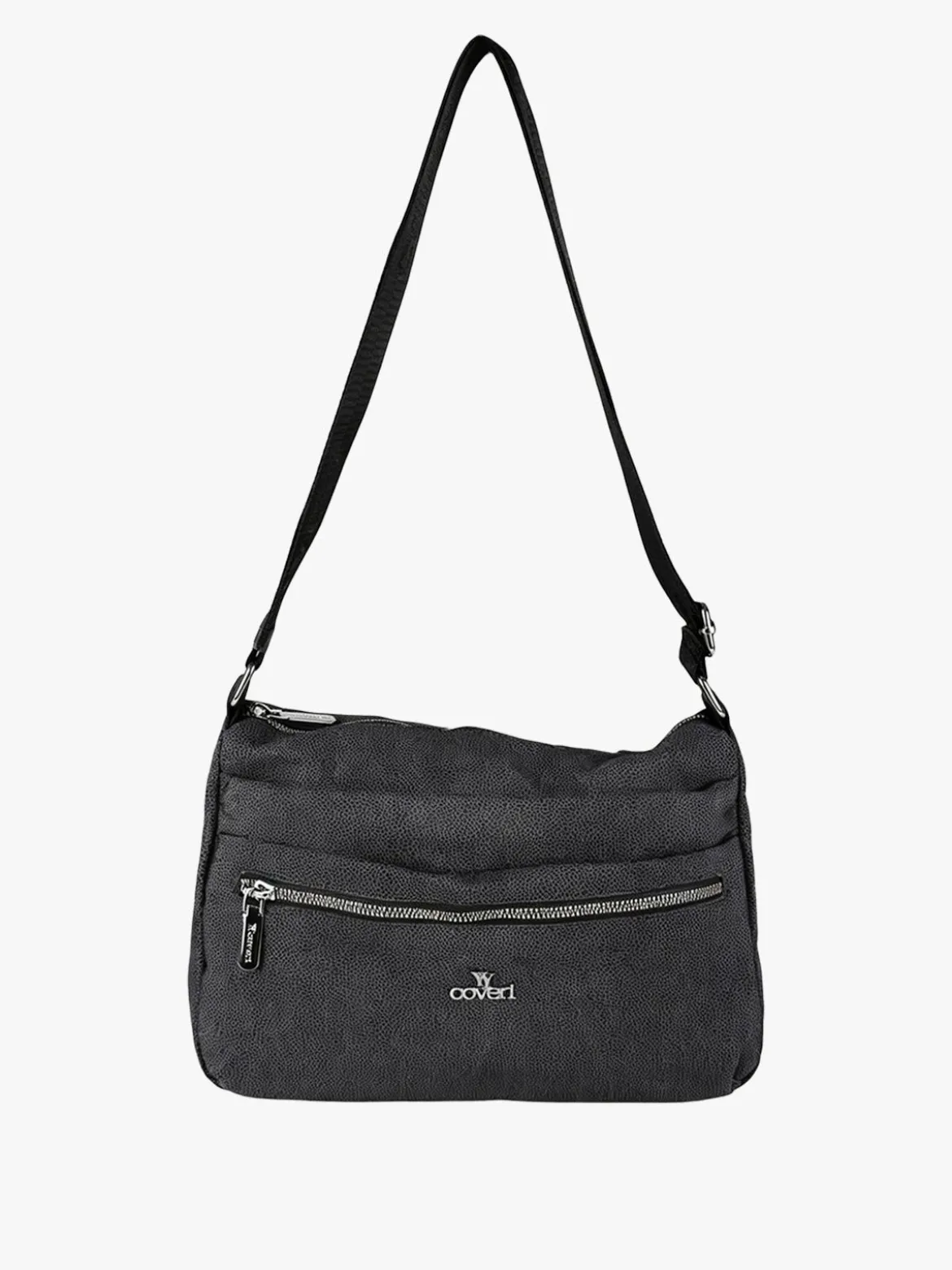 You Young Coveri Borsa a tracolla da donna in nylon - nero