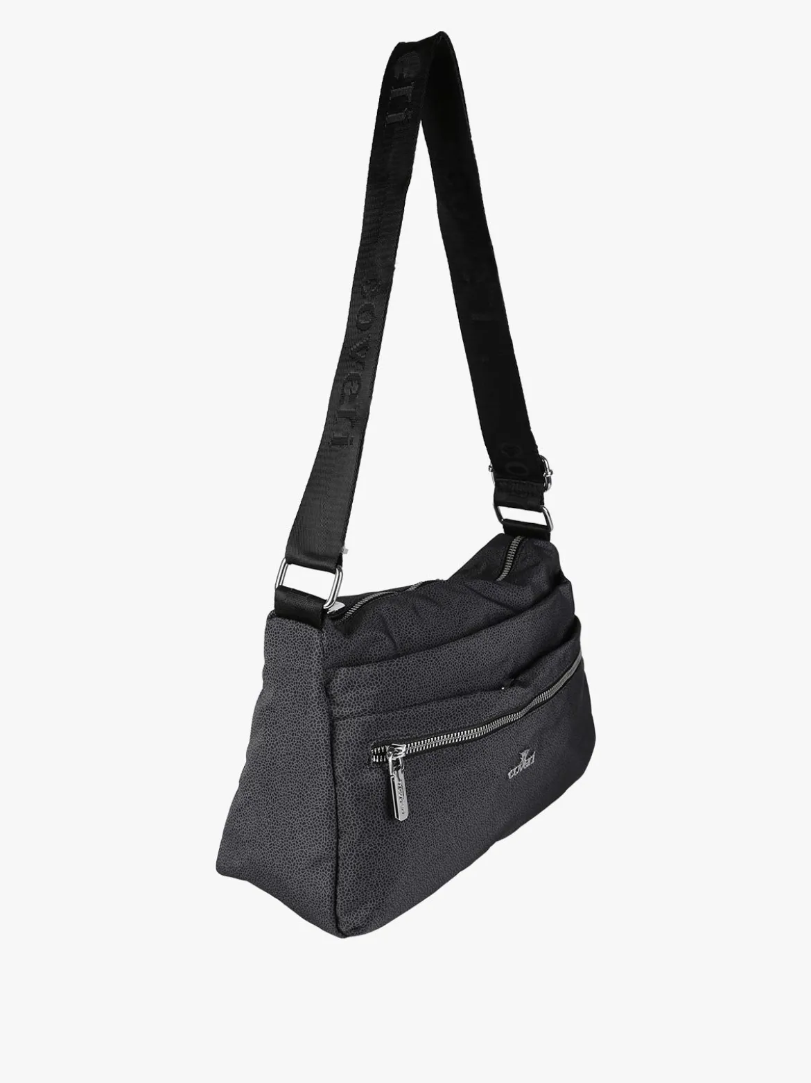 You Young Coveri Borsa a tracolla da donna in nylon - nero