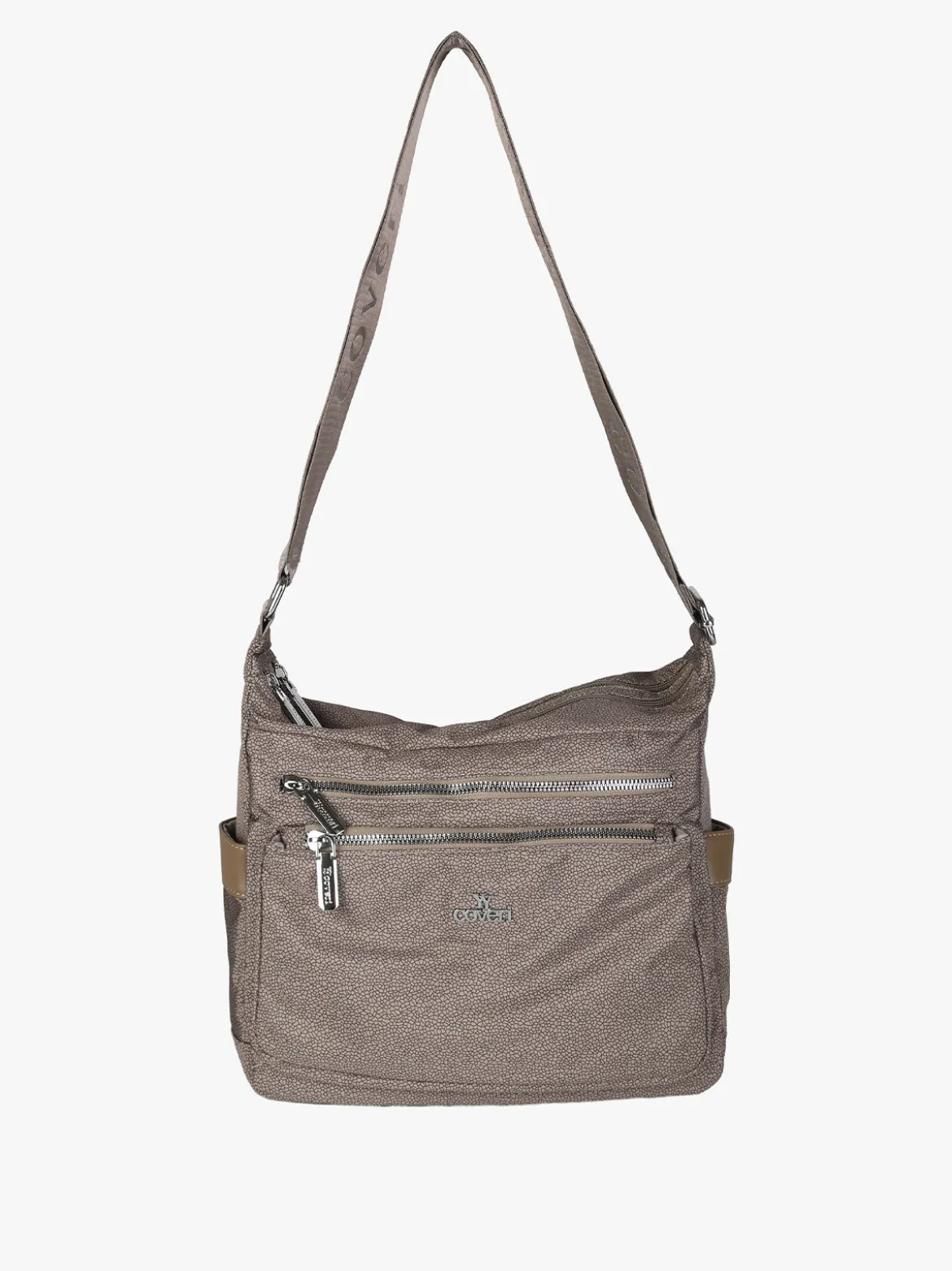 You Young Coveri Borsa a tracolla da donna in nylon - taupe