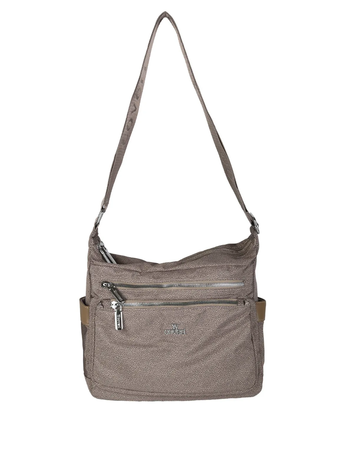 You Young Coveri Borsa a tracolla da donna in nylon - taupe