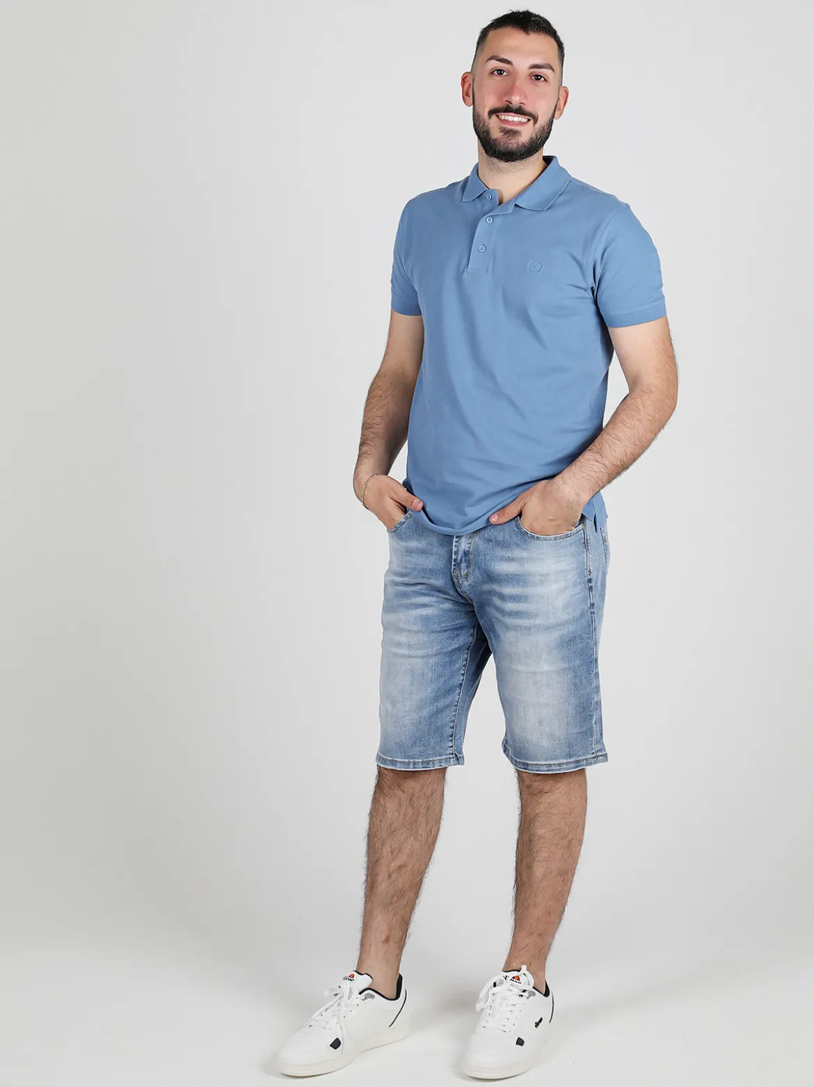 Y.Two Bermuda in denim da uomo