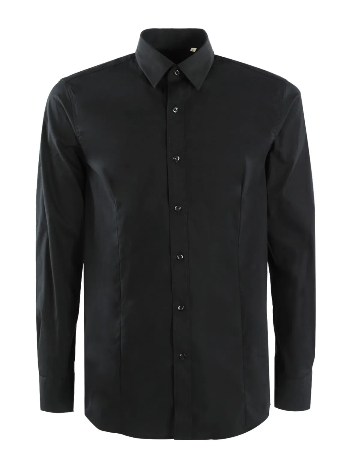 Y.Two Camicia da uomo in misto cotone a maniche lunghe