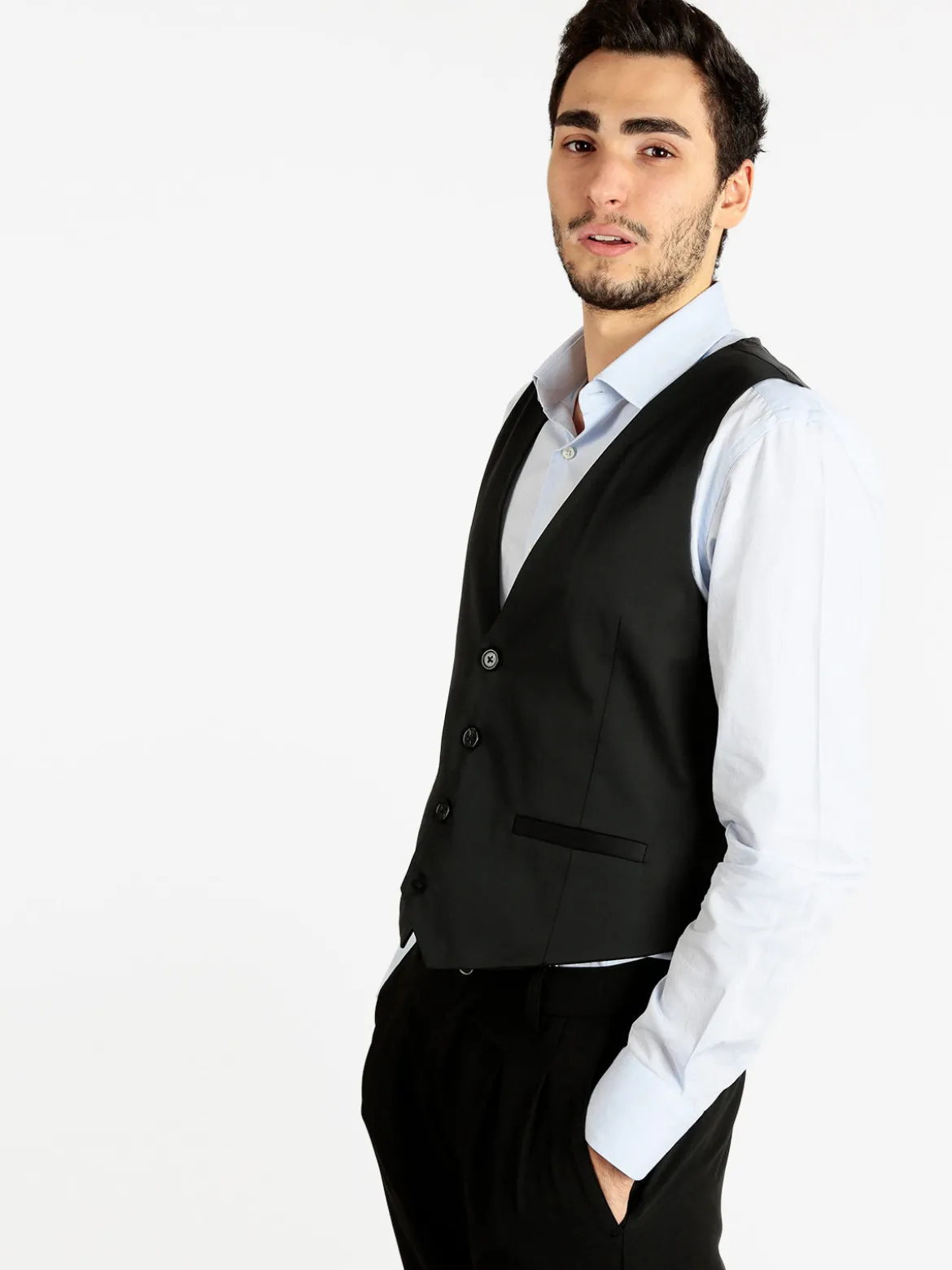 Y.Two Gilet elegante da uomo