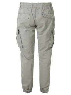 Zeta Pantaloni cargo da uomo con coulisse - grigio chiaro